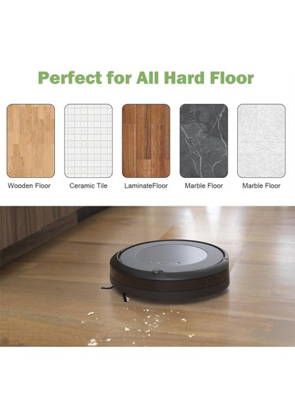 İrobot Roomba Combo I5, I5+, J5, J5+ elektrikli süpürge, yıkanabilir ve yeniden kullanılabilir temizlik için uyumlu yedek paspas pedleri 5 adet (Yurt Dışından) modelleri