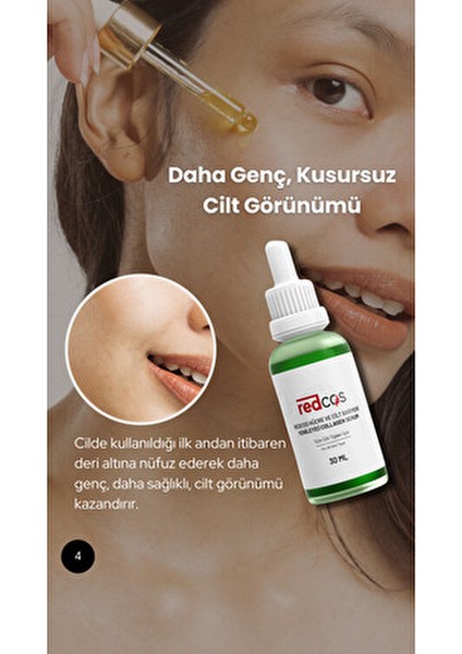 Yüz Bakım Serumu Hyaluronik Asit İçerikli Dolgunlaştırıcı Etki 30 ml Hassas Ciltler İçin