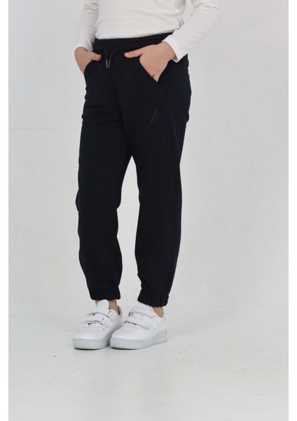 Kız Çocuk Tonaton Nakışlı Eşofman Alt