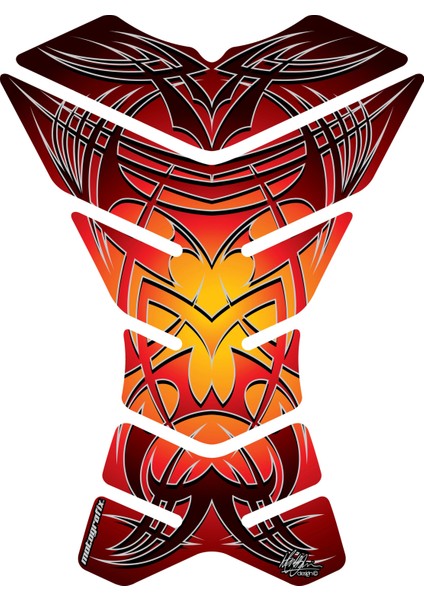 Ultra Tribal Red X3 Tankpad