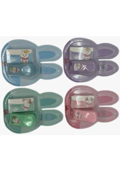 Pastel Renkli Mini Zımba