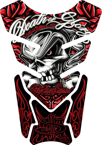 Death Or Glory Tankpad Red