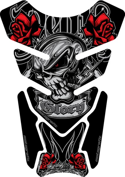 Death Or Glory Tankpad Black / Silver