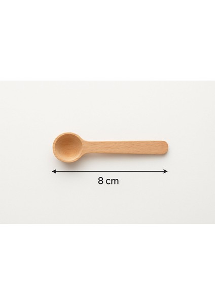 Doğal Ahşap Ölçü Kaşığı 8 cm – 6 Adet modelleri