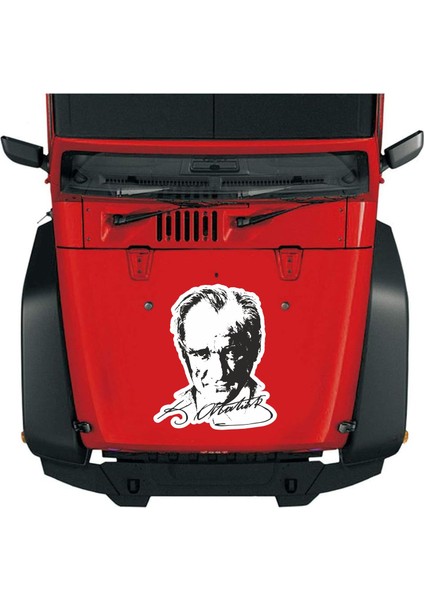 Atatürk - Mustafa Kemal Atatürk Sticker - Araba - Oto - Motosiklet Sticker 00017 indirimleri