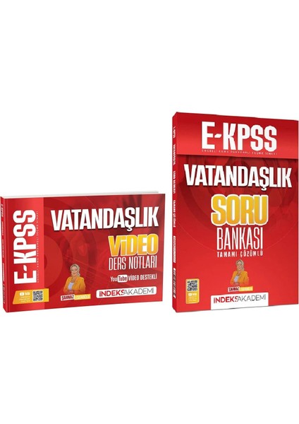 Indeks Akademi 2026 Ekpss Vatandaşlık Video Ders Notları + Soru Bankası 2 Li Set - Şahnaz Eseroğlu Indeks Akademi Yayıncılık
