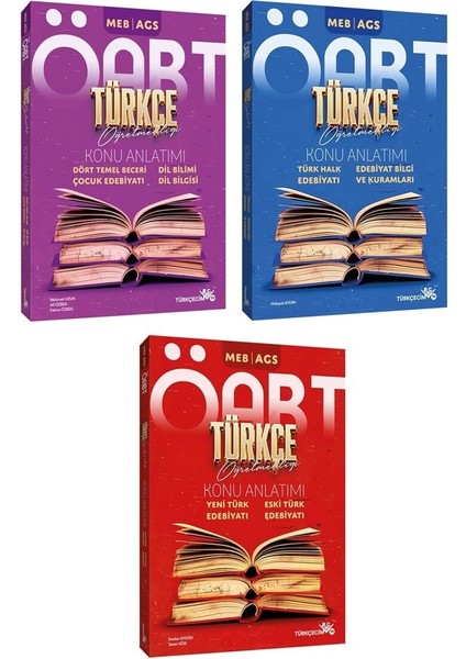 Türkçecim Tv Öabt Meb-Ags Türkçe Öğretmenliği Konu Anlatımı 3 Lü Set Türkçecim Tv Yayınları