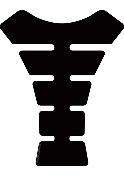 Plain Spine Black Tankpad