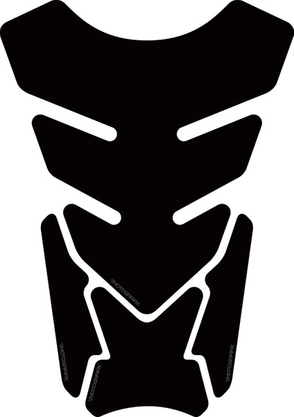 Plain Quadrapad Black Tankpad