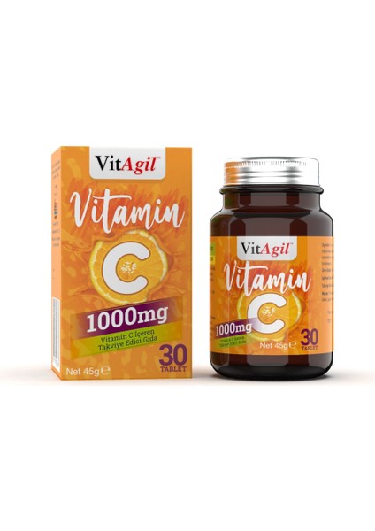 Vitagil Vitamin C 1000 mg 30 Tablet