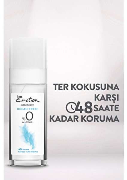 Ocean Fresh Deodorant Sprey 100 ml Unisex Ferah Koku ile Gün Boyu Koruma fırsatları