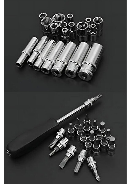 53 Parça Lokma Takımı Araç Tamir Seti Ergonomik Tasarım Dayanıklı Malzeme ile modelleri