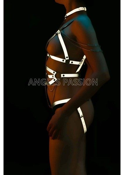 Zincir Detaylı Ağ Kısmı Açık Reflektörlü Şık Harness - APFT299 fırsatları