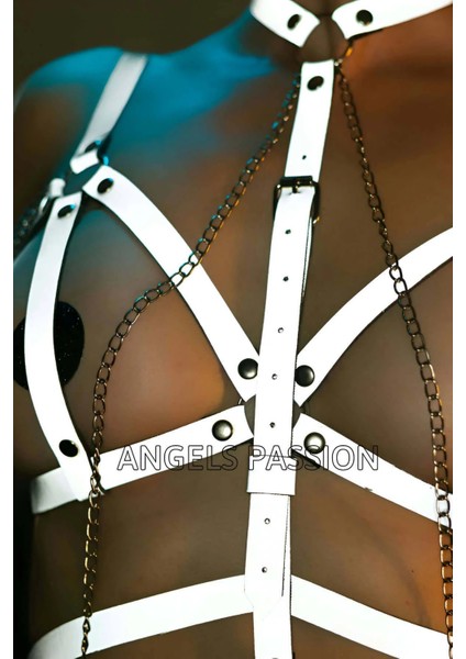 Zincir Detaylı Ağ Kısmı Açık Reflektörlü Şık Harness - APFT299 indirimleri