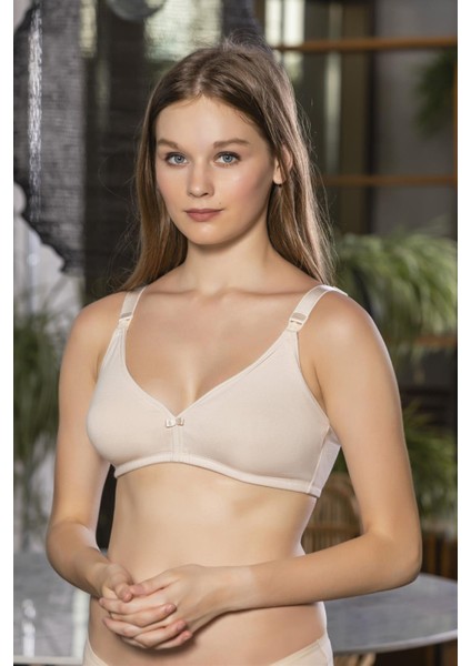 Pamuklu Emzirme Sütyeni Ten (MGP1080)