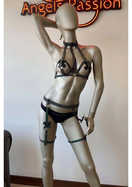 Reflektörlü Özel Tasarım Seksi Harness Jartiyer Takım fırsatları