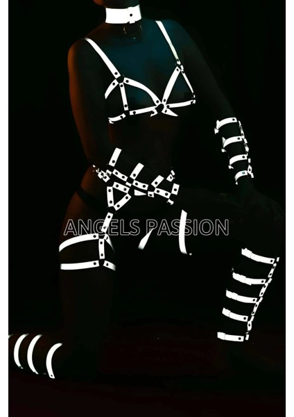 Karanlıkta Parlayan Full Body Harness Set - APFT363 fiyatları