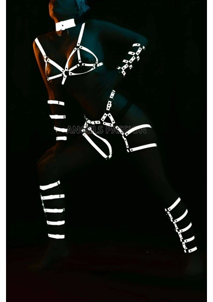 Karanlıkta Parlayan Full Body Harness Set - APFT363 fırsatları