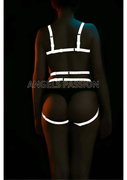 Dansçılar Için Karanlıkta Parlayan Seksi Harness Takım - APFT453 fiyatları