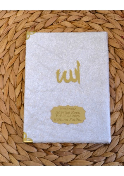 Kişiye Özel Pleksi Isimli Kadife Yasin Kitabı – 128 Sayfa fiyatları