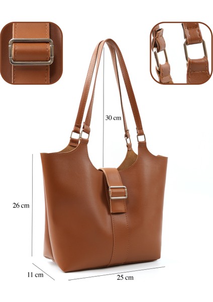 Taba SHK269 Suni Deri Tek Bölmeli, Çıtçıtlı ,el, Kol ve Omuz Çantası fırsatları