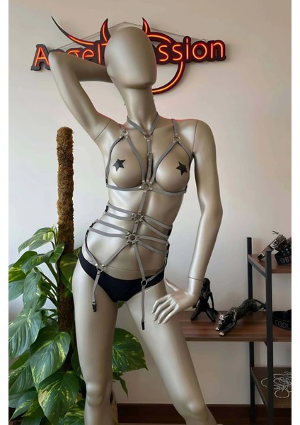 Karanlıkta Parlayan Fantazi Giyim Harness - APFT262 fırsatları