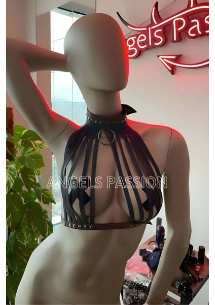 Rainbow Reflektörlü Seksi Harness Büstiyer - APFT551 indirimleri