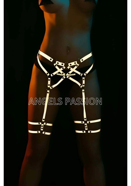 Karanlıkta Parlayan Jartiyer - Reflektörlü Jartiyer Harness - APFT214 modelleri