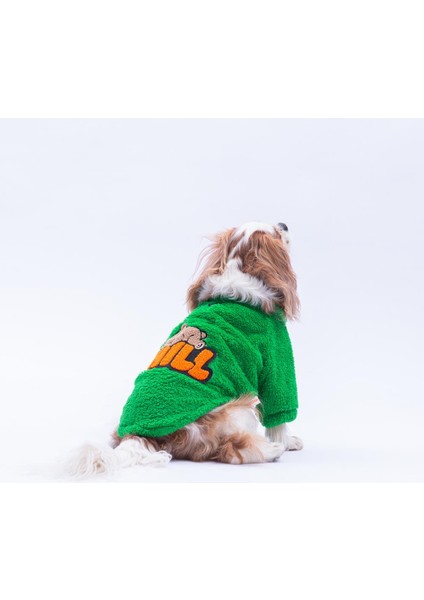 Yeşil Oslo Chill Küçük Irk Köpek Pofuduk Sweatshirt