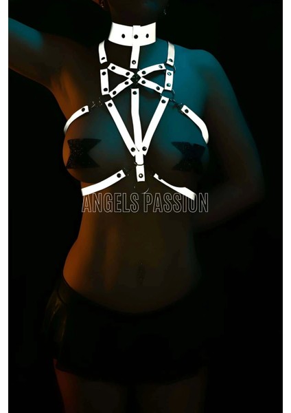 Özel Tasarım Seksi Reflektörlü Göğüs Harness - APFT314