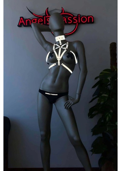 Özel Tasarım Seksi Reflektörlü Göğüs Harness - APFT314 indirimleri