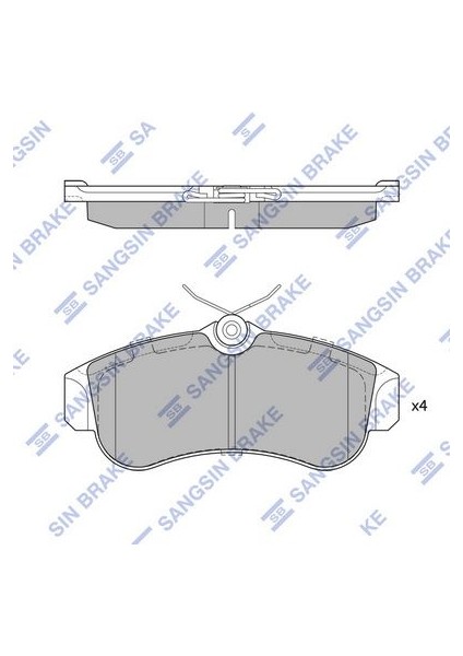 ÖN BALATA PRIMERA P10 2.0 1991-1996 PRIMERA P11 1.6-2.0 1996-2001 ALMERA 1.5-1.8-2.0 GT 2000 GDB3271 410602F026 410605M325 WVA21546