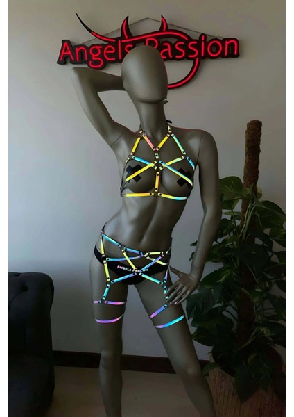 Tiktok Videoları Için Özel Ürünler - Refletkörlü Jartiyer Harness - APFT415 fırsatları