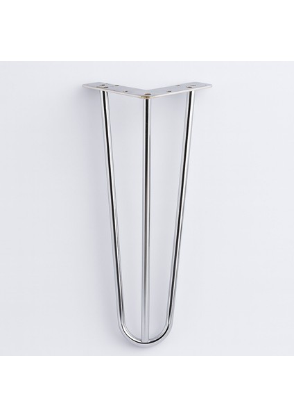 Sehpa Masa Ayağı 41 cm Krom Gümüş Metal Tekli Dayanıklı Mobilya Destek Yükseltici Ayak Modeli indirimleri