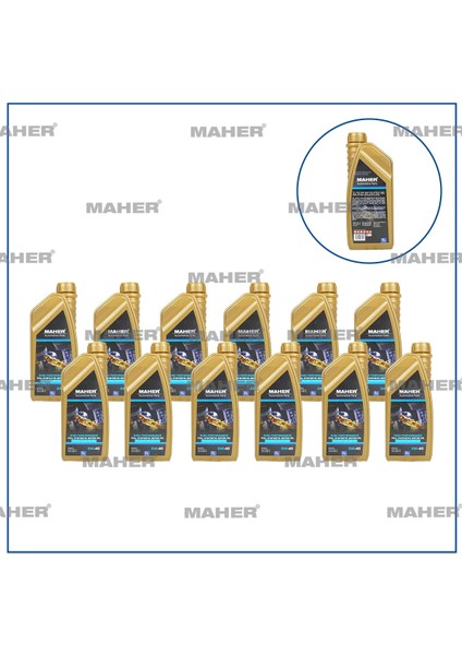 MOTOR YAĞI 5W/40 TAM SENTETİK SL-CF / 1LT 5W401CF (12 ADET)