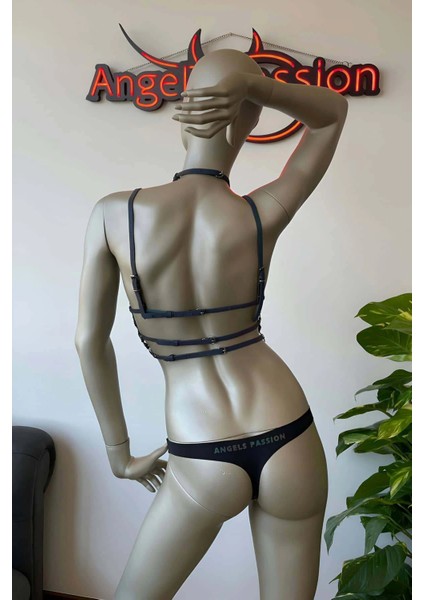 Iç Çamaşırı Modelleri Renkli Reflektörlü Göğüs Üzeri Harness indirimleri