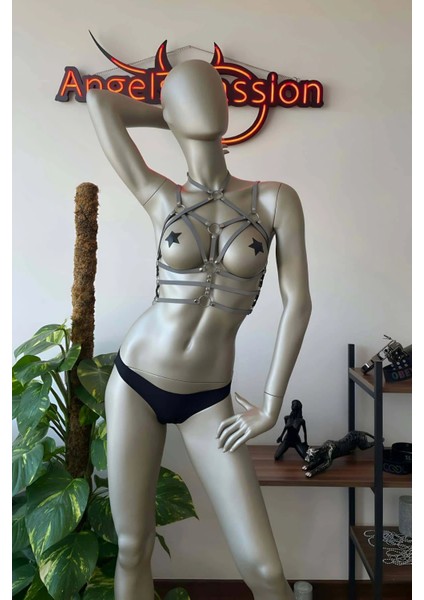 Reflektörlü Göğüs Üzeri Harness Karanlıkta Parlayan Harness - APFT430 indirimleri