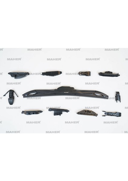 SİLECEK SÜPÜRGESİ TEK TİP ÜNİVERSAL 11 APARATLI 14 HYBRID (350MM) 29945