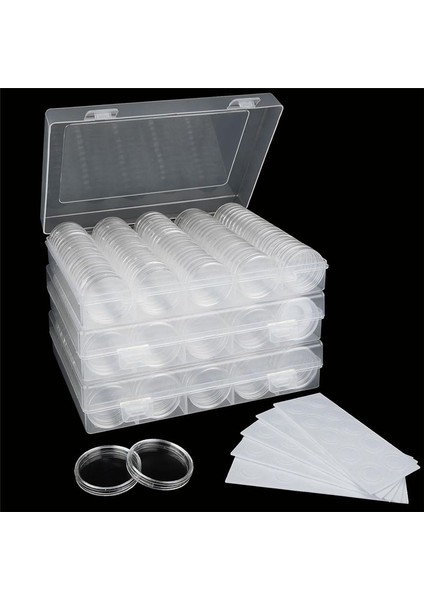 Madeni Para Kapsülleri 30MM Plastik Para Tutucular Köpük Koruma Contalı Madeni Para Toplama Malzemeleri (17/20/25/27/30MM) -3 Paket (Yurt Dışından) fiyatları