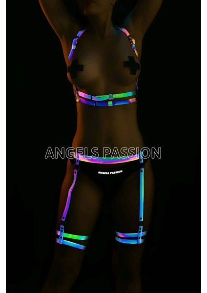 Jartiyer Modelleri Renkli Reflektörlü Harness Takım - APFT537 fiyatları