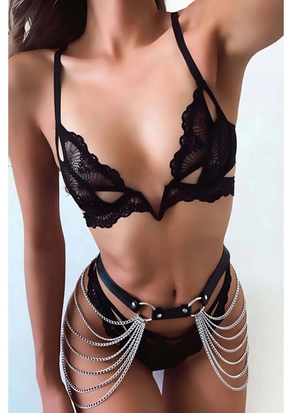 Zincirli Seksi Kemer Aksesuar - APFT391