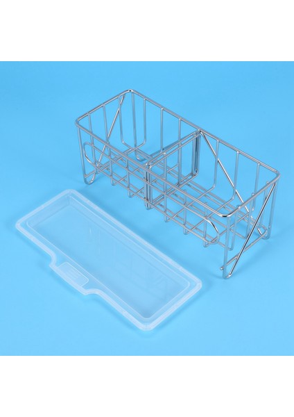 2x Lavabo Caddy Organizer Tezgah Sünger Fırça Sabun Tutucu Mutfak Için Drenaj Tavası Paslanmaz Çelik (Yurt Dışından) indirimleri