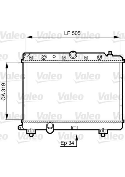 X RADYATÖR ROVER 220 D/SD/ SDI 1995-2000 618İSİ 1996-1999 620İ 1993-1996 620Sİ 1993-1999 25 2.0İDT 1999-2005 GRD930 PCC104680 PCC113540