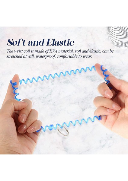 300 Pcs Renkli Yay Bileği Anahtarı Gerilebilir Bilek Anahtarlık Bilek Bilgisi Bilek Bandı Anahtar Yüzük Zinciri (Yurt Dışından) fırsatları