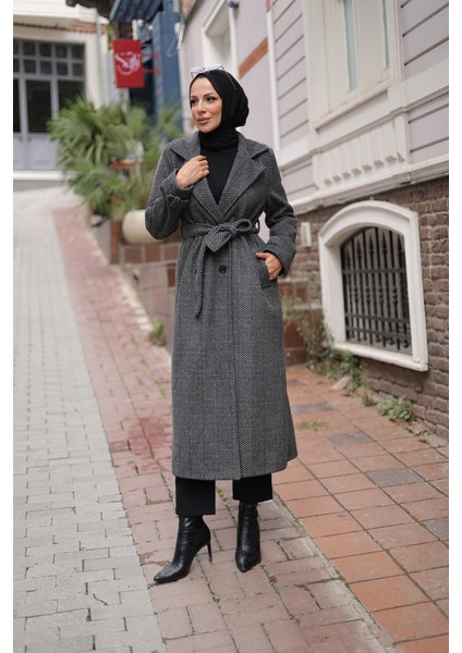 Zühre Kuşaklı Balık Sırtı Kaşe - 7001