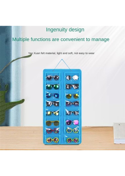 Gözlük Organizatör Güneş Gözlüğü Organizatör Depolama Asma Çanta Güneş Gözlüğü Gözlükler Duvar Montajı Organizatör Gri (Yurt Dışından) modelleri