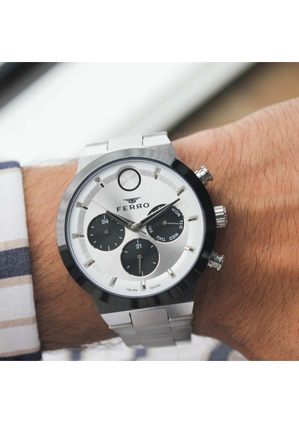 FM11568J-1 Çelik Kordonlu Erkek Kol Saati fırsatları