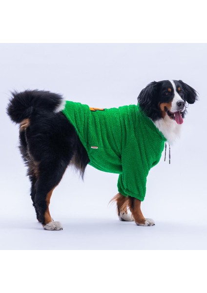 Yeşil Oslo Chill Urban Moods Peluş Orta Büyük Irklar Köpek Kıyafeti Köpek Sweati modelleri