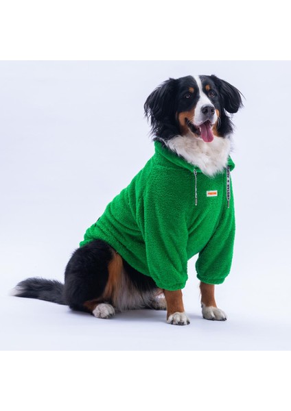 Yeşil Oslo Chill Urban Moods Peluş Orta Büyük Irklar Köpek Kıyafeti Köpek Sweati fırsatları