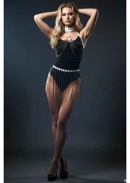 Zincirli Etek, Zincirli Reflektörlü Harness Takım - APFT462